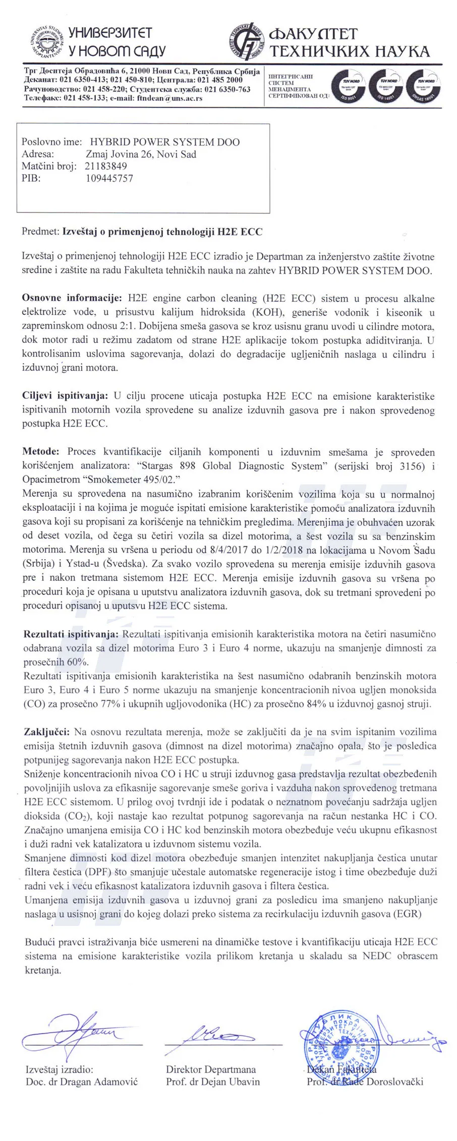 Eko Test VW Golf 6 1.6 TDI 105ks Servis